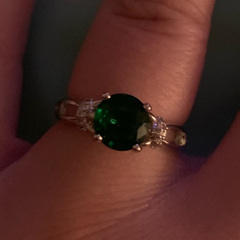 Blue & Green ring - Picture 2 of 2